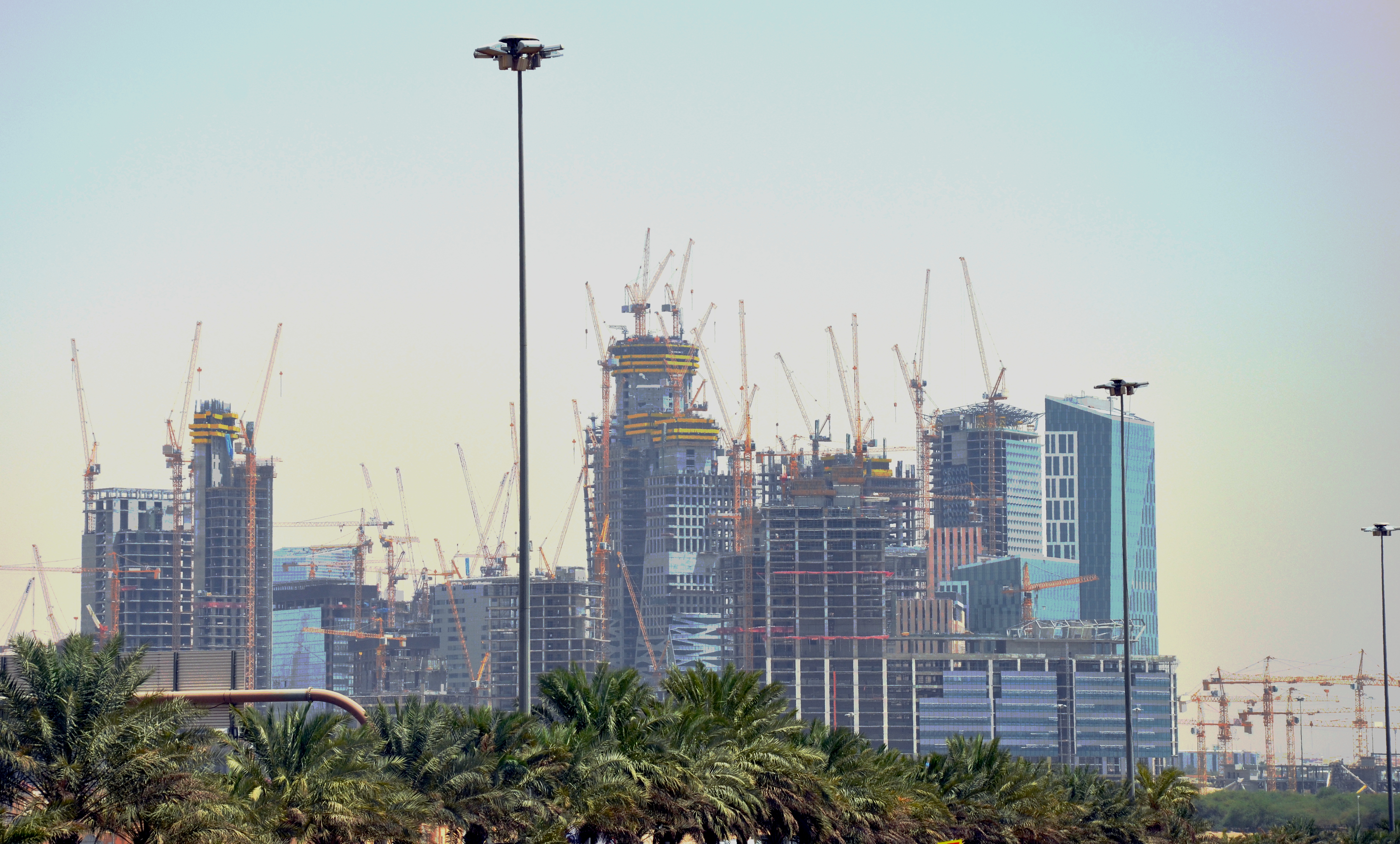Cette ville en construction en Arabie Saoudite est l'un projet pharaonique de ville connectée et un marché phénoménal pour les entreprises du secteur. ©haitham alfalah
